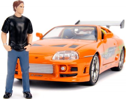 Машина металева Jada Форсаж Toyota Supra 1995 + фігурка Брана 1:24 253205001