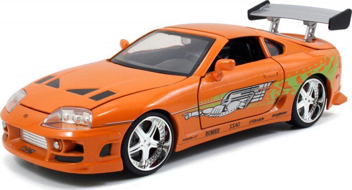 Машина металева Jada Форсаж Toyota Supra 1995 + фігурка Брана 1:24 253205001