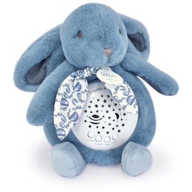 Музичний нічник-проектор зайчик Lapin, синій, колекція SENSORIEL, DouDou DC4201