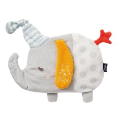 М'ягка іграшка-грілка Слоненя з виноградними кісточками 21 cm Fehn 53210