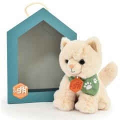 Мягкая игрушка Котик бежевый, 16 см DouDou HO3315