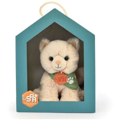 М'яка іграшка Котик бежевий, 16 см DouDou HO3315