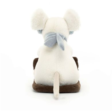 М'яка Іграшка Весела Мишка на санях 20 см, Jellycat (Джеллі Кет) MER3SLE