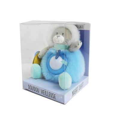 Ночник Doudo Night Light Лев DC3408, Синий