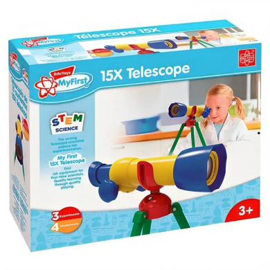 Оптичний прилад Edu-Toys Мій перший телескоп 15x JS005