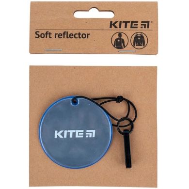 Подвеска мягкая светоотражающая, круглая, синий индиго Kite K23-110-5