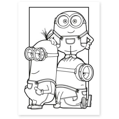 Розмальовка А4 YES Minions, 12 сторінок 742917