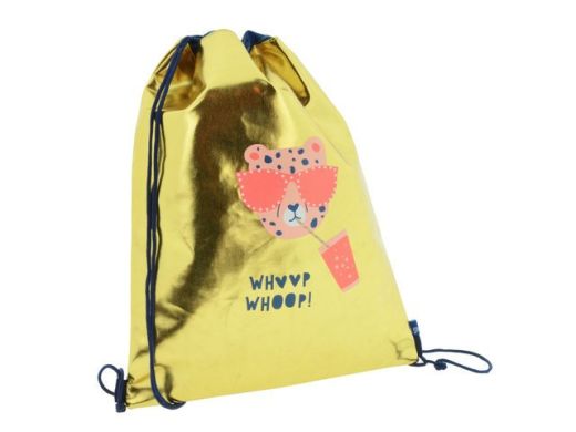 Рюкзак для девочки на завязках Тигр Palms & Pizza, Kangaro PM00120040
