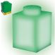 Силиконовый LED-светильник LEGO CLASSIC зеленый 4006436-LGL-LP41