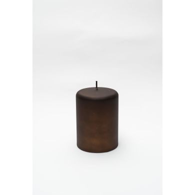 Свеча цилиндрическая 100x70 Каштановый вельвет Candele Firenze PL100070V530 8026159064887
