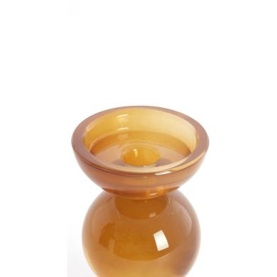 Подсвечник &Oslash;9,5x15,5 см ITINGA, стекло, молочно-темно-коричневое Light&Living 6073883