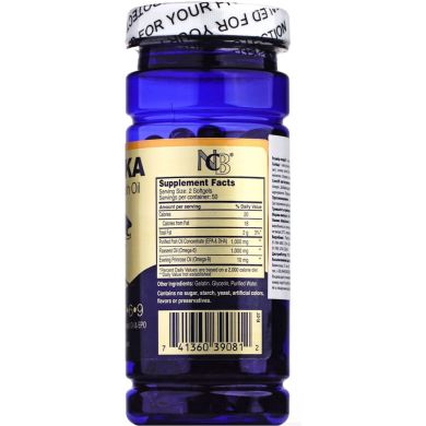 Жирные кислоты Омега-3-6-9 Рыбий жир 1005 мг (100 капсул), NCB 741360390812