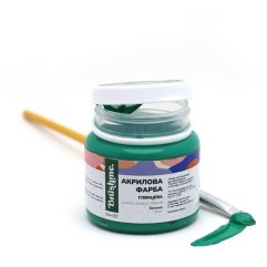 Акрилова фарба глянцева Brushme Зелена AP5018