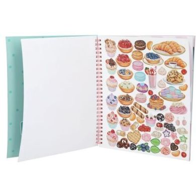 Альбом для раскрашивания с наклейками TOPModel Cake & Bake Colouring Book With Sequins 0413386