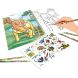 Альбом для розфарбовування з олівцями (8шт) Dino World 0411385