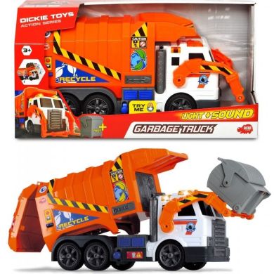 Авто сміттєвоз Dickie Toys зі звуковими і світловими ефектами 3308369