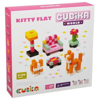 Дерев&rsquo;яний конструктор Cubika World &laquo;Будинок кішки&raquo; 15313