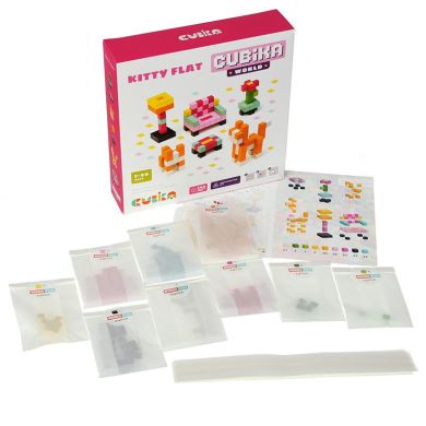 Дерев&rsquo;яний конструктор Cubika World &laquo;Будинок кішки&raquo; 15313