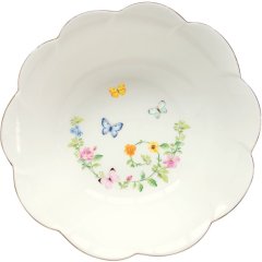 Глибока тарілка з порцеляни &Oslash;20см DANCING BUTTERFLIES POZZI MILANO 3121DANB, 20