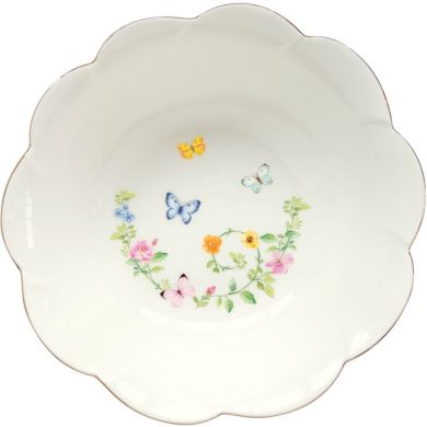 Глубокая тарелка из фарфора &Oslash;20см DANCING BUTTERFLIES POZZI MILANO 3121DANB, 20