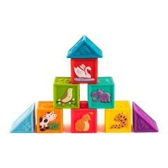 Іграшка для малюків Baby Team «Кубики» розвиваючі 8870, Різнокольоровий