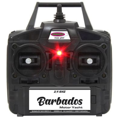 Игрушечный катер на р/к, Barbados RC-Yacht 2,4 ГГЦ Rastar Jamara 40670