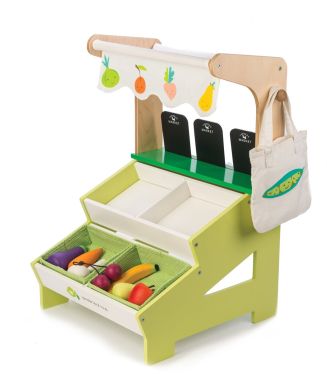 Ігровий набір Tender Leaf Toys Farmers Market Stall дерев'яний TL8251