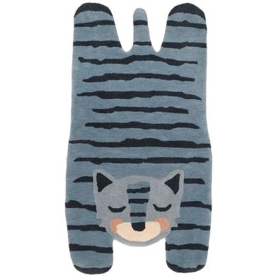Килимок Nattiot Блакитний тигр 65 x 125 см 1047450687