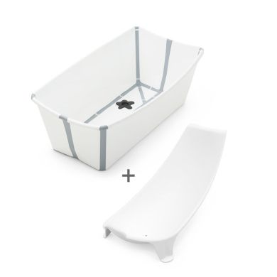 Комплект ванна для купания Stokke Flexi Bath и подставка, белый 531501