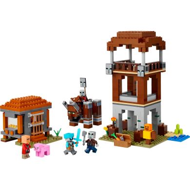 Конструктор Аванпост розбійників та спустошувач LEGO Minecraft 21278