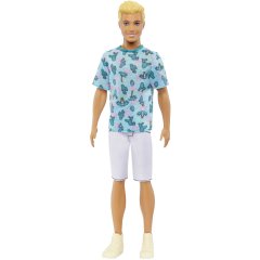Лялька Кен Модник у футболці з кактусами HJT10