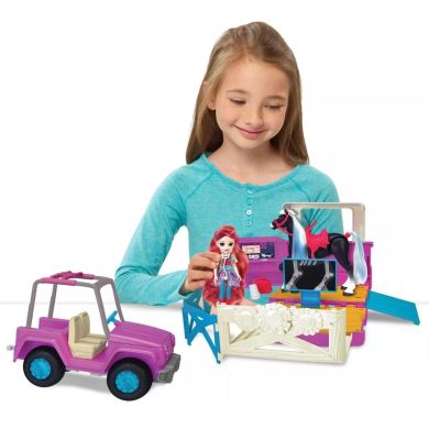 Лялька та кінь у загоні з аксесуарами Winner&rsquo;s Stable Deluxe Vet Trailer 35,5x51x16,5 см 53190