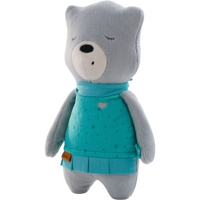 М'яка іграшка для сну MyHummy Teddy Bear Lena з датчиком сну 5907637944460, Сірий
