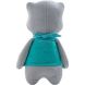 М'яка іграшка для сну MyHummy Teddy Bear Lena з датчиком сну 5907637944460, Сірий