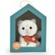 Мягкая игрушка Котик белый, 16 см DouDou HO3314