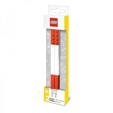 Набір гелевих ручок Червоного кольору в коробці LEGO 4003075-51675