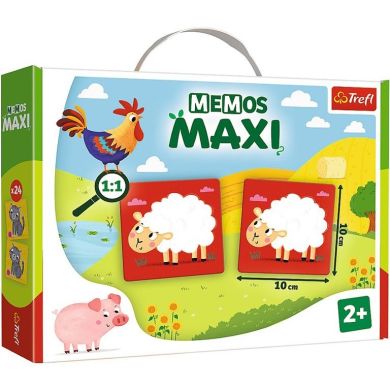 Настольная игра Мемос MAXI Ферма Trefl 02266