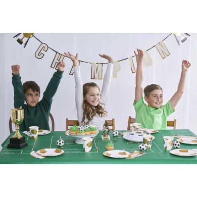 Одноразові серветки Talking Tables Party Champions паперові золостие 8 шт. CHAMP-NAPKIN-BOOT