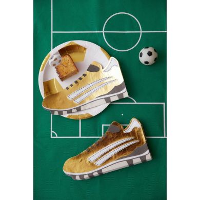 Одноразові серветки Talking Tables Party Champions паперові золостие 8 шт. CHAMP-NAPKIN-BOOT