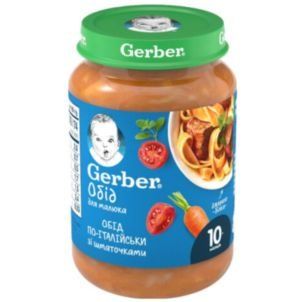 Пюре Gerber Ласощі по-італійськи 190 г 12366345 7613036460941