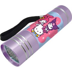 Різнокольоровий алюмінієвий світлодіодний ліхтарик hello kitty kids licensing hk50196
