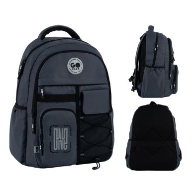 Рюкзак GoPack Education Teens 184 темно-сірий GO26-184L-4