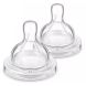 Соска Philips силіконова Антиколік, 1 міс+ 2 шт, повільний потік Avent SCY762/02