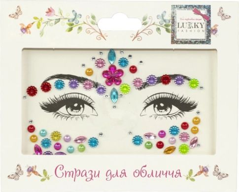Стразы для лица Цветочная фантазия Lukky T20924