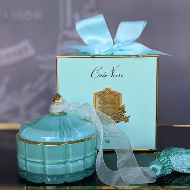 Свічка Blue Art Deco ямайський лайм Cote noire GML45001