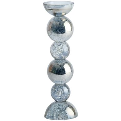 Свічник &Oslash;9,5x34 см ITINGA скло бульбашкове димчасте Light&Living 6074064