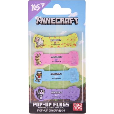 Закладки Pop-up Yes Minecraft Spring, пластик, 80 шт 170442