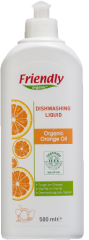 Органічний засіб для миття посуду Friendly Organic апельсинове масло 500 мл FR0447 8680088180447, 500
