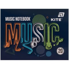 Зошит для нот А5, 20 л, Music K26-405