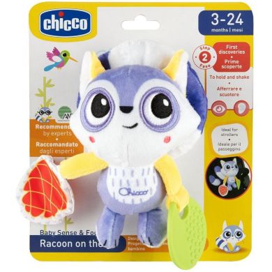 Игрушка-погремушка мягкая Енот Chicco 11563.00
